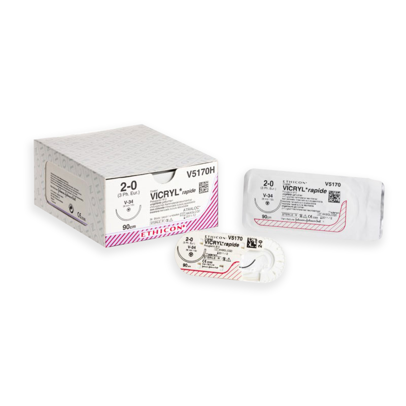 VICRYL Rapide 75см USP3/0 одна голка FS-3 Reverse Cutting